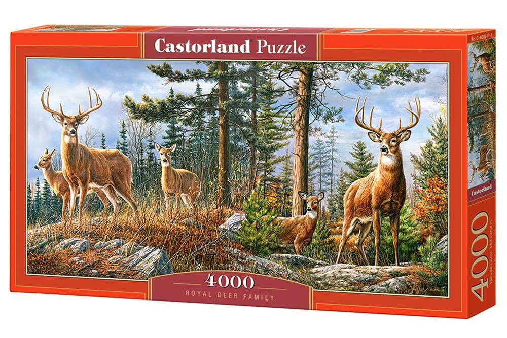Puzzle 4000 el. Royal Deer Family C-400317-2