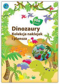 Książka z naklejkami Dinozaury - 500 sztuk