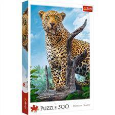 Puzzle Dziki lampart 500 elementów (37332)