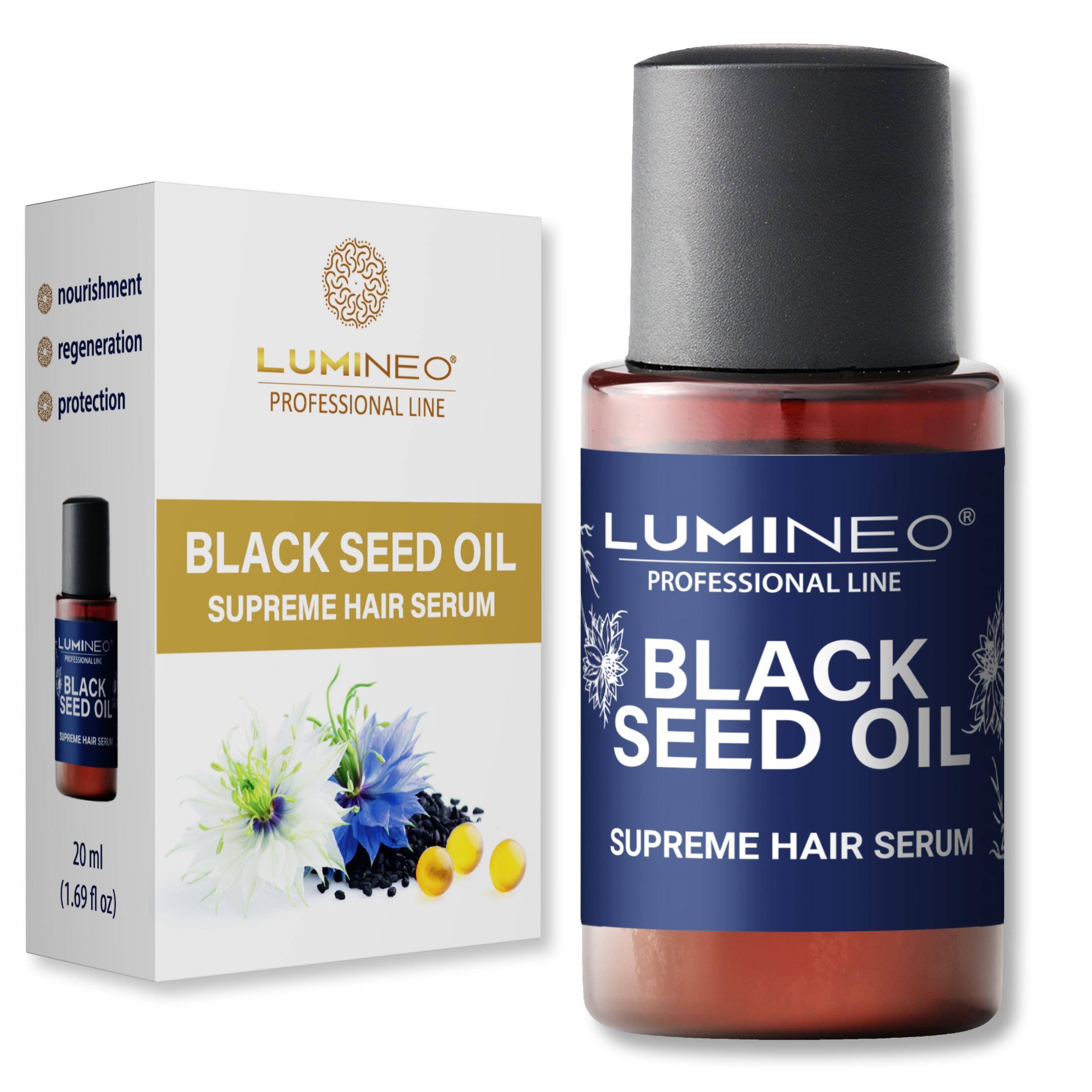 Serum do włosów z olejkiem z czarnuszką LUMINEO 20ml