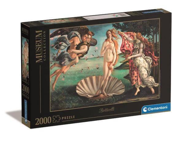 Clementoni Puzzle 2000el. Muzeum Botticelli. Narodziny Wenus. The birth of Venus 32572