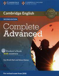 Complete Advanced 2ed. Student Book with answers + CD-ROM