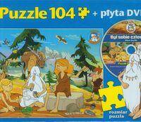 Puzzle 104 Był sobie człowiek Prehistoria + płyta DVD