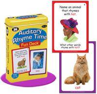 AUDITORY RHYME TIME FUN DECK