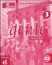 Gente 3 zeszyt ćwiceń + CD edycja hiszpańska