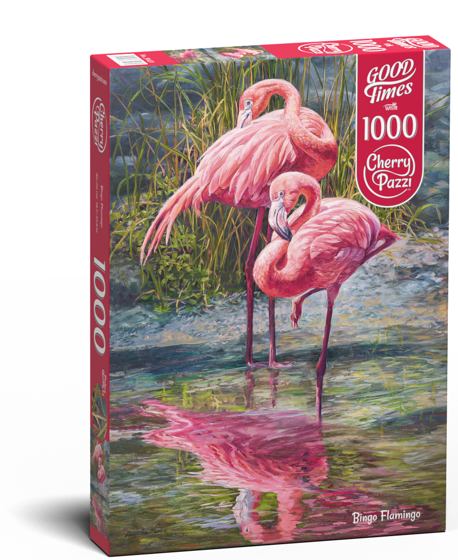 Puzzle 1000 Cherry Pazzi Bingo Flamingo