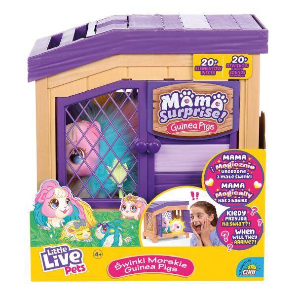 Little Live Pets Mama Surprise Świnki Tęczowe 26516