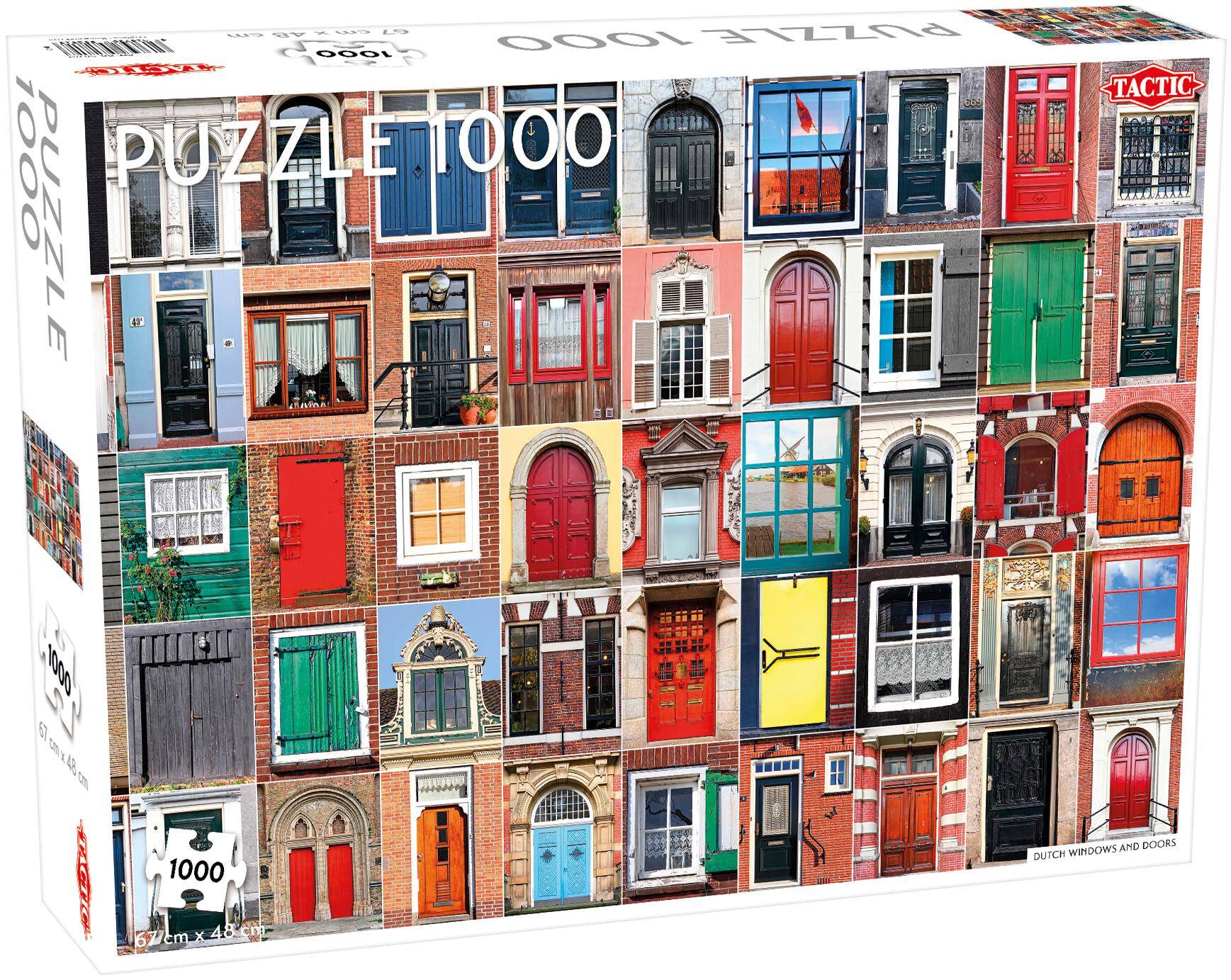 Puzzle 1000 Patterns Dutch Windows and Doors
