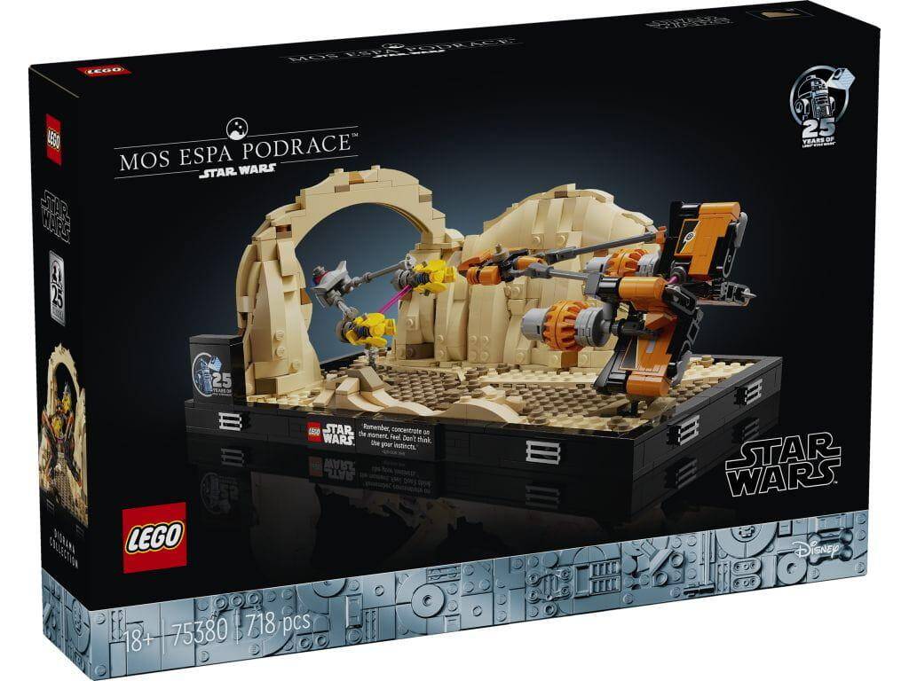 LEGO® STAR WARS 75380 Diorama: Wyścig ścigaczy