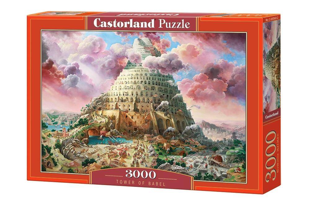 Puzzle 3000 Wieża Babel C-300563-2
