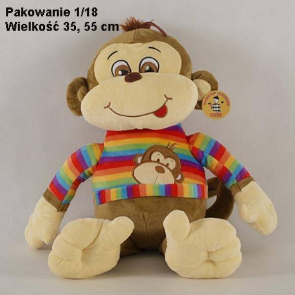 Małpka w Pasiastej Koszulce Duża 03254 DEEF