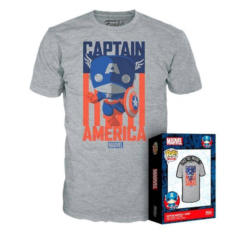 Boxed Tee: Koszulka Marvel - Captain America - XL