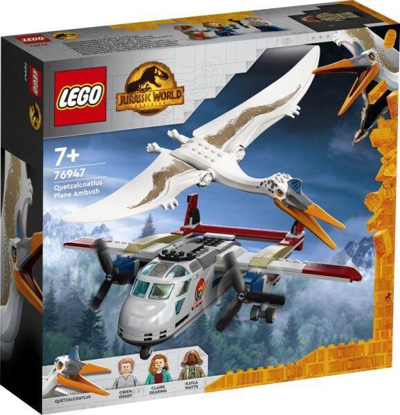 LEGO® JURASSIC WORLD Kecalkoatl: zasadzka z samolotem 76947 (306 el.) 7+