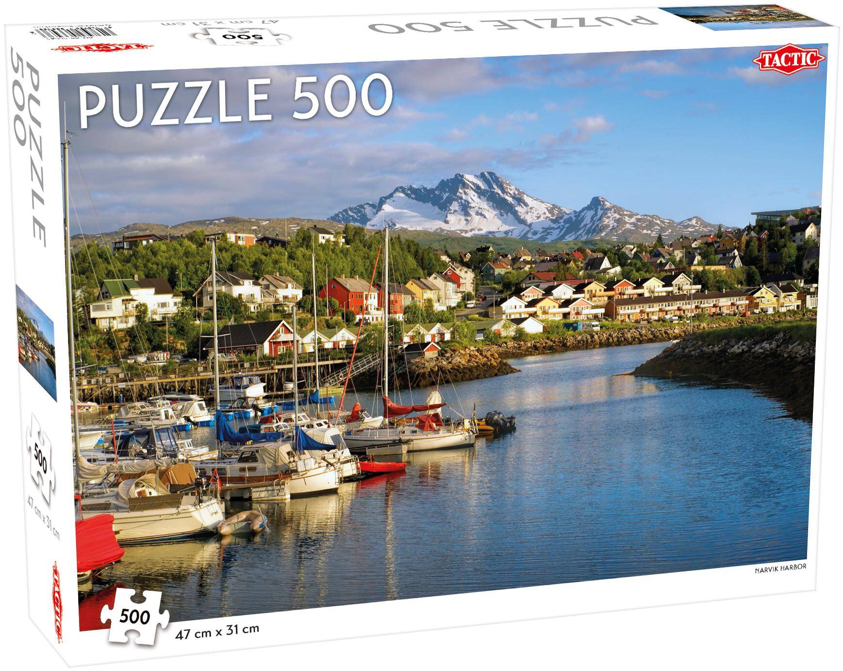 Puzzle 500 Around the World Northern Stars Narvik Harbor