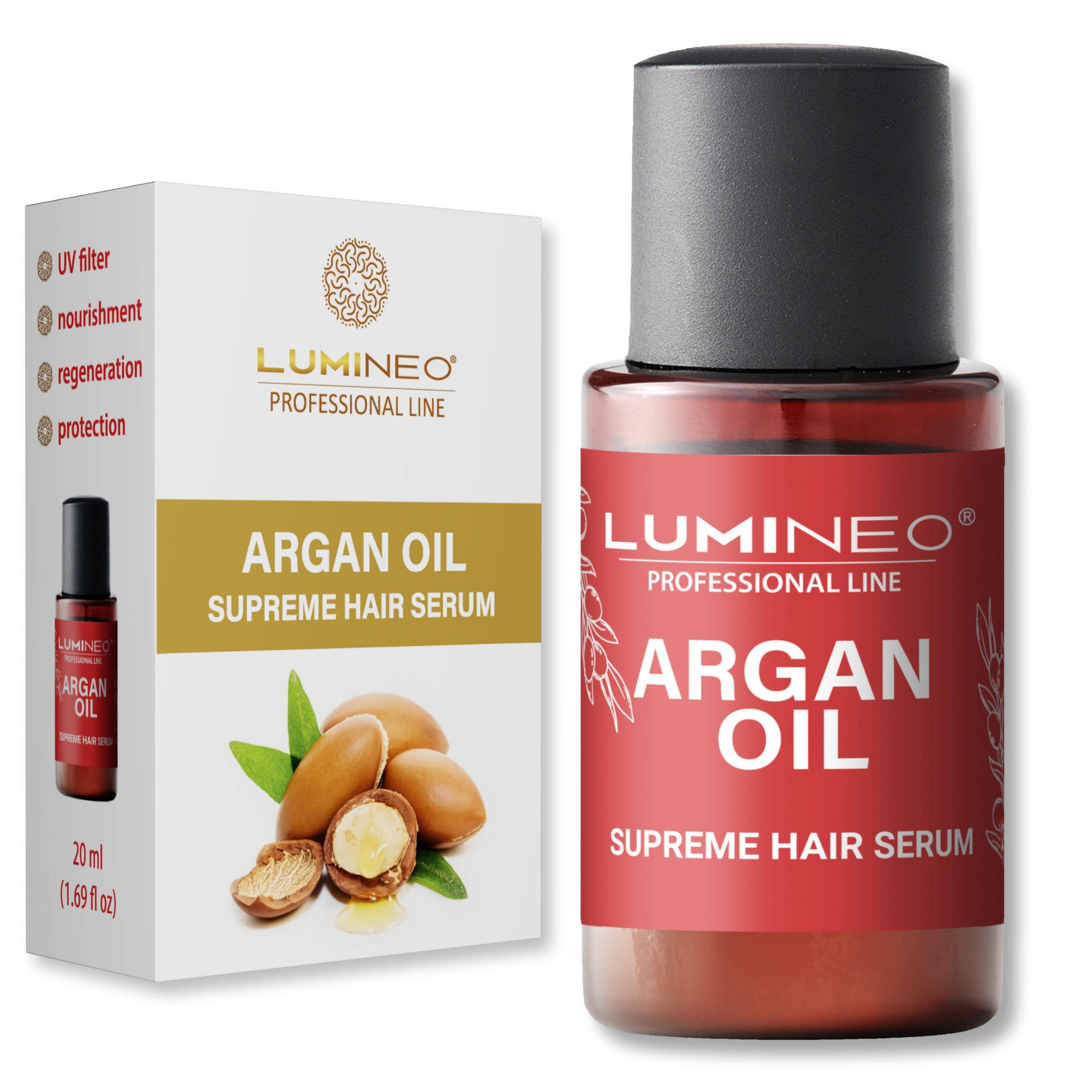 Serum do włosów z olejkiem arganowym LUMINEO 20ml