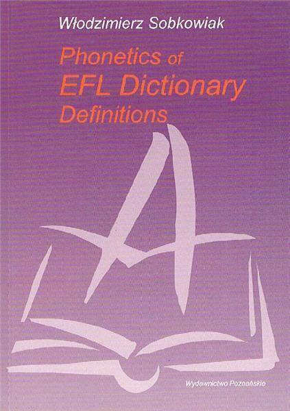 Phonetics of EFL Dictionary Definitions