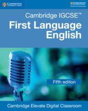 Cambridge IGCSE First Language English Cambridge Elevate Digital Classroom (1 Year)