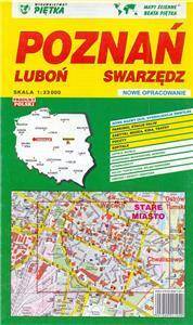 mapa Szczecin składana