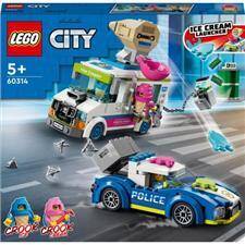 LEGO ®CITY Police Policyjny pościg za furgonetką z lodami 60314 (317 el.) 5+