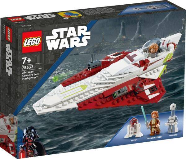 LEGO® STAR WARS Myśliwiec Jedi Obi-Wana Kenobiego 75333 (282 el.) 7+