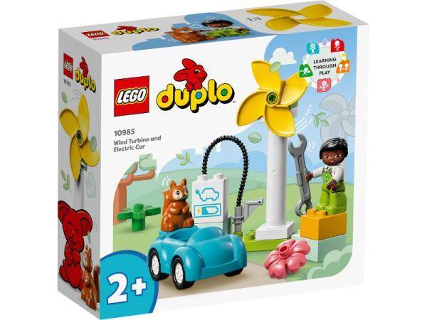 LEGO ®10985 DUPLO Town Turbina wiatrowa i samochód elektryczny p6