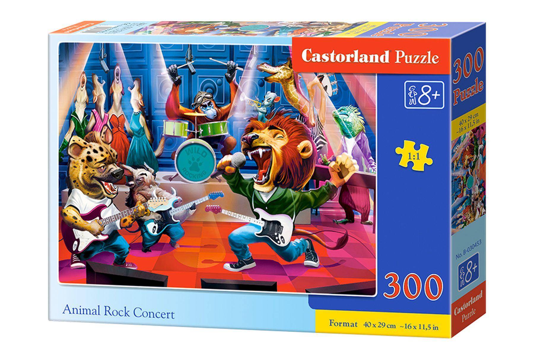 Puzzle 300 Rockowy koncert zwierząt B-030453