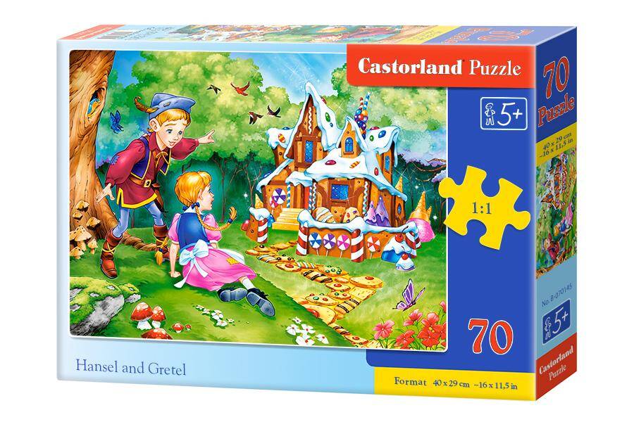 Puzzle 70 Jaś i Małgosia B-070145