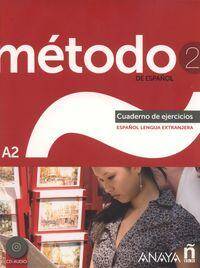 Metodo 2 de espanol Cuaderno de Ejercicios A2 + CD