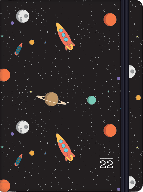 Kalendarz 2022 B6 dzienny Space DI1
