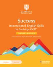 Success International English Skills for Cambridge IGCSE (TM) Teacher's Resource with Digital Access
