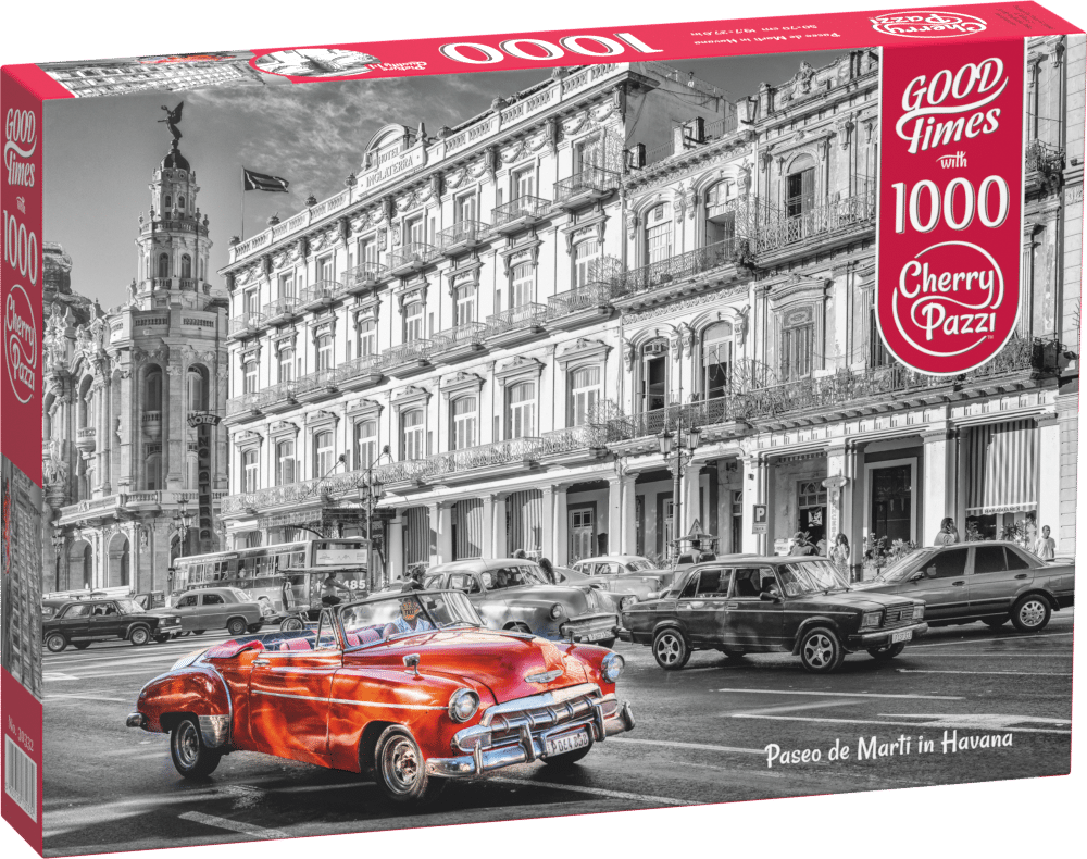 Puzzle 1000 Cherry Pazzi Paseo de Marti in Havana 30332