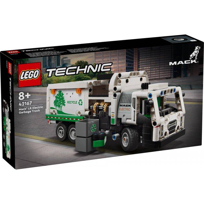 LEGO ®42167 TECHNIC Śmieciarka Mack® LR Electric p4. 191 elementów.