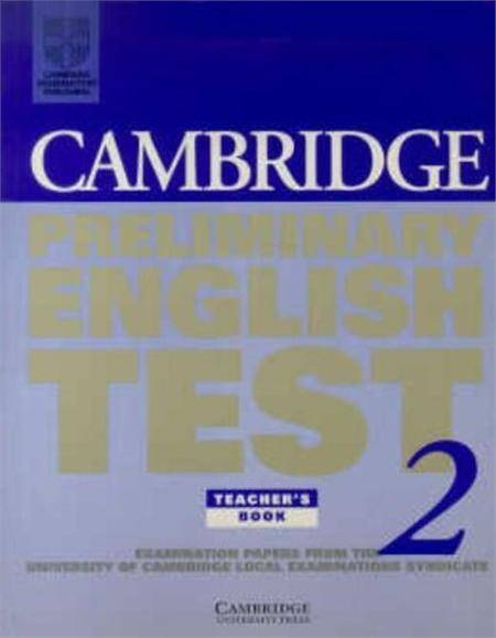 Cambridge Preliminary English Test 2 Teacher's book