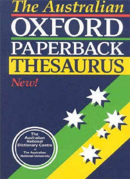 Australian Oxford Paperback Thesaurus 2013