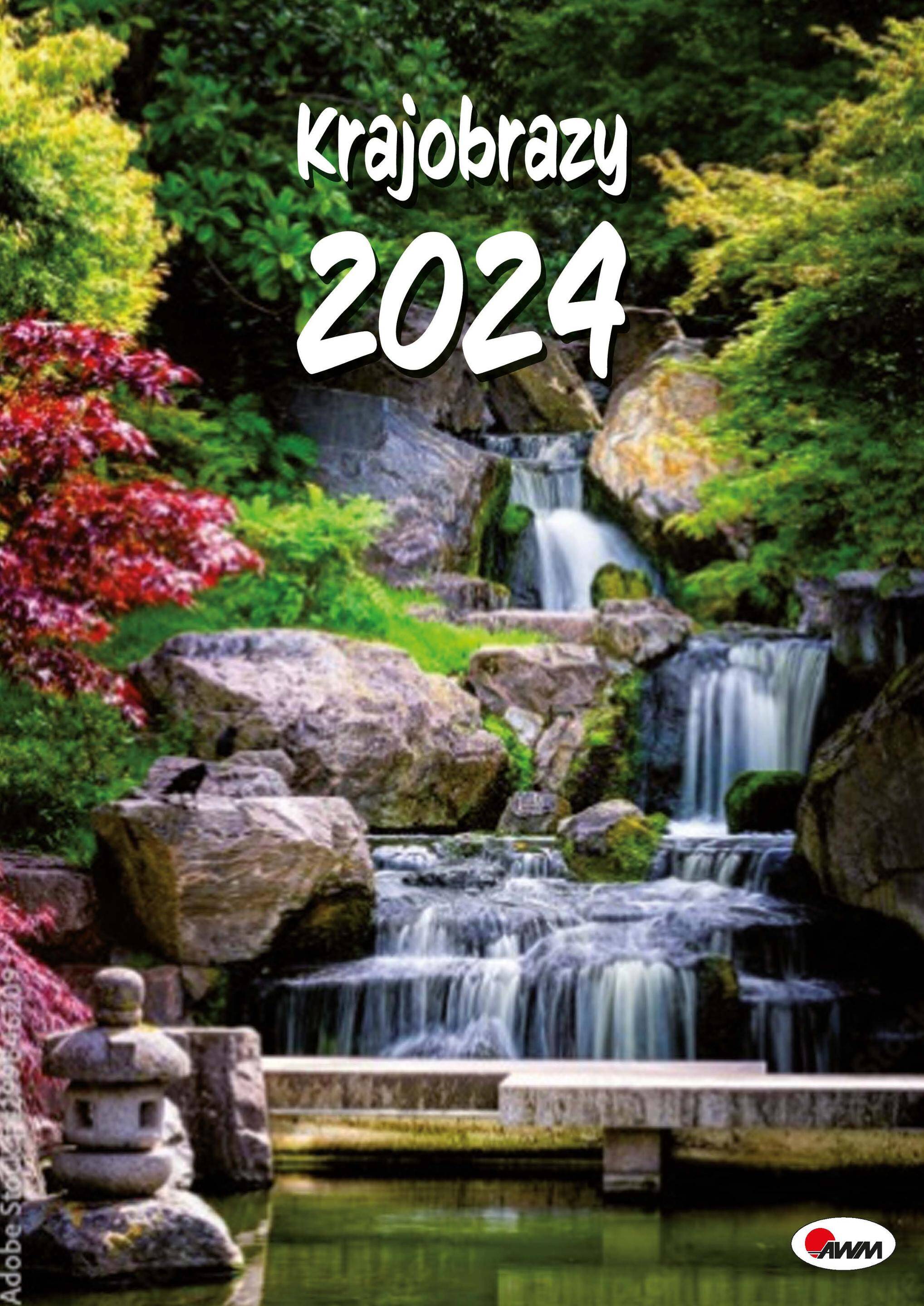 Kalendarz 2024 Krajobrazy SM1 ścienny