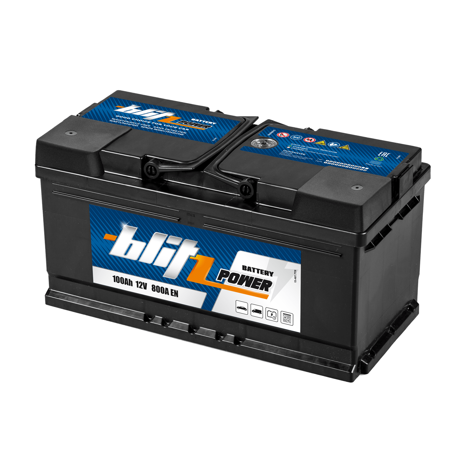 BZ600-500 Akumulator BLITZ 100Ah/12V 800A P+