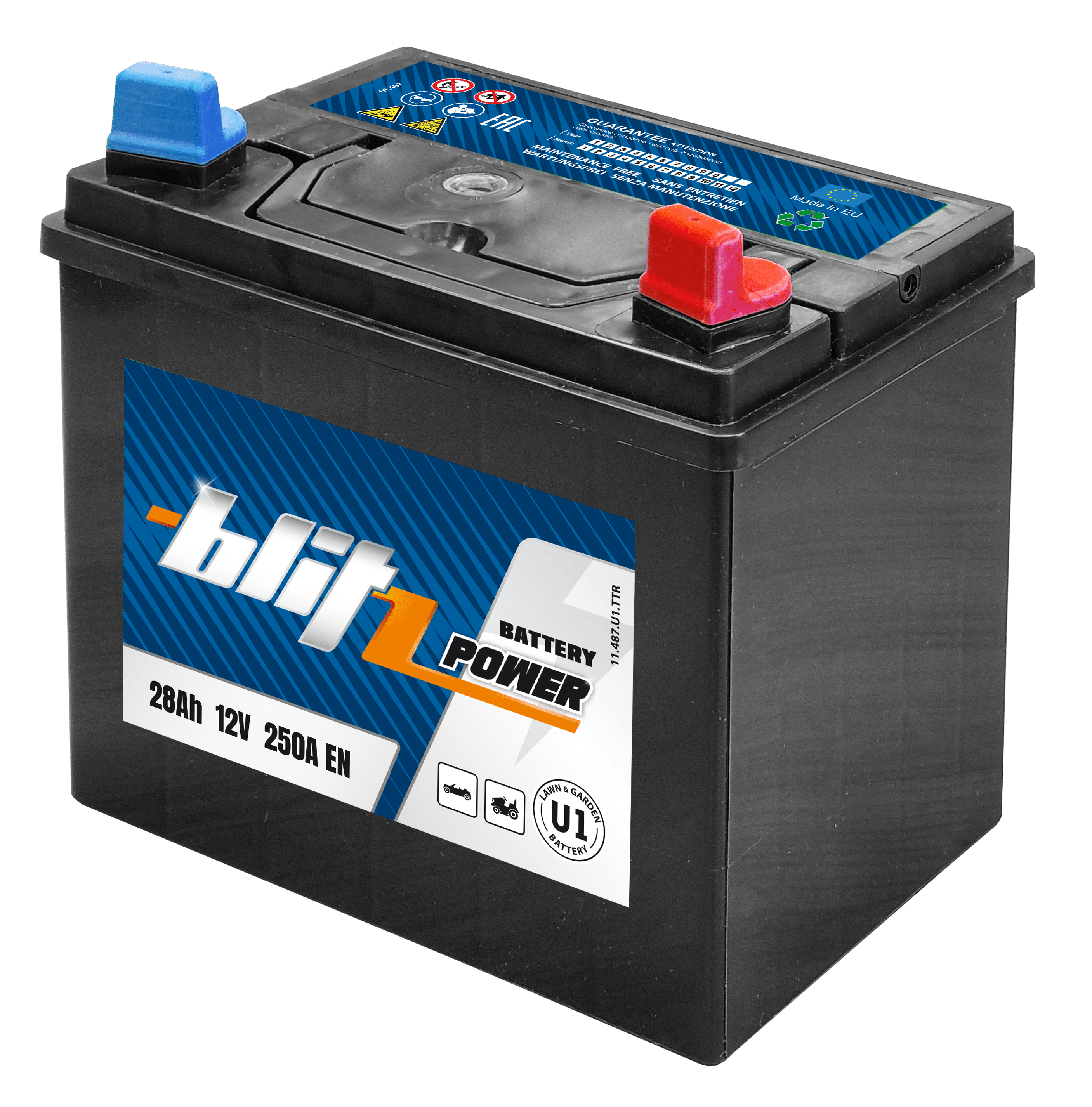 Akumulator BLITZ GARDEN 28AH/12V 250A P+ (Zdjęcie 1)