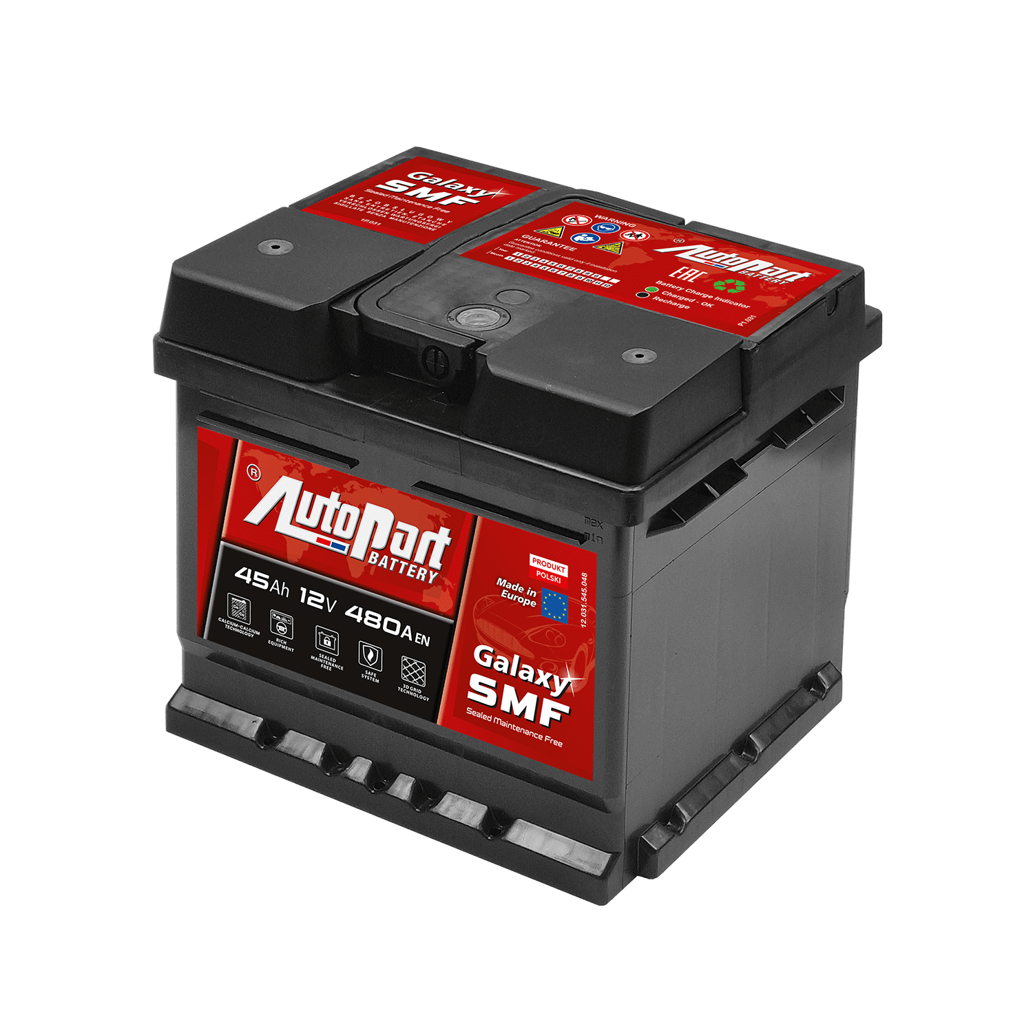 545-197 Akumulator AUTOPART SMF 45Ah 12V 480A R+