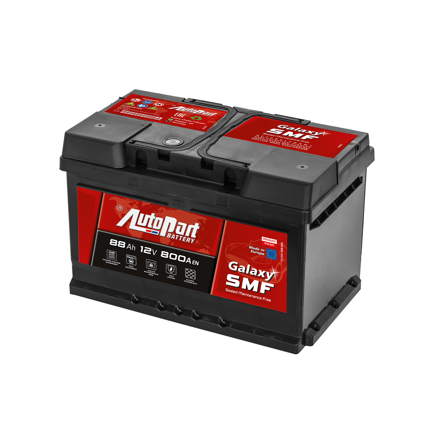 588-395 Akumulator AUTOPART SMF 88Ah 12V 800A R+