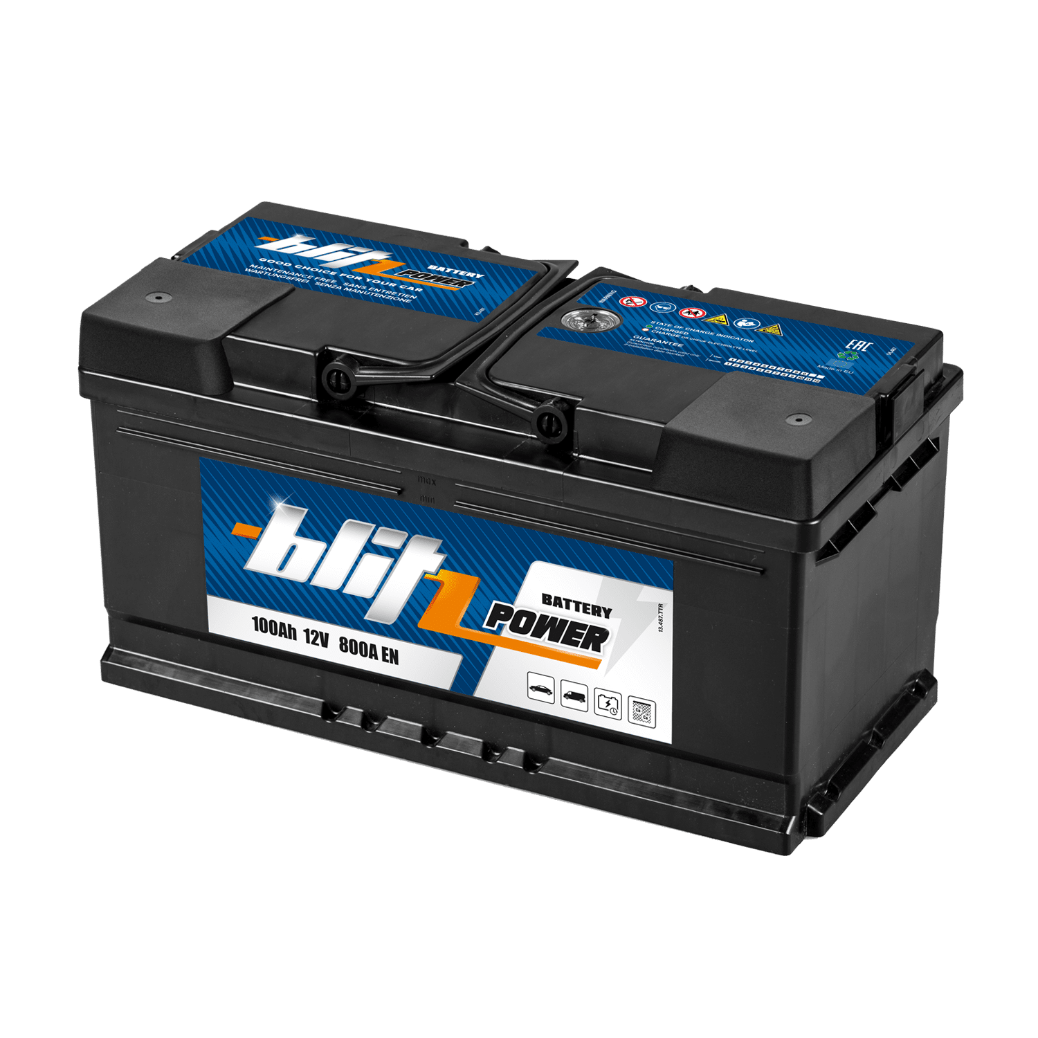 Akumulator BLITZ 100AH/12V 800A P+ (Zdjęcie 1)