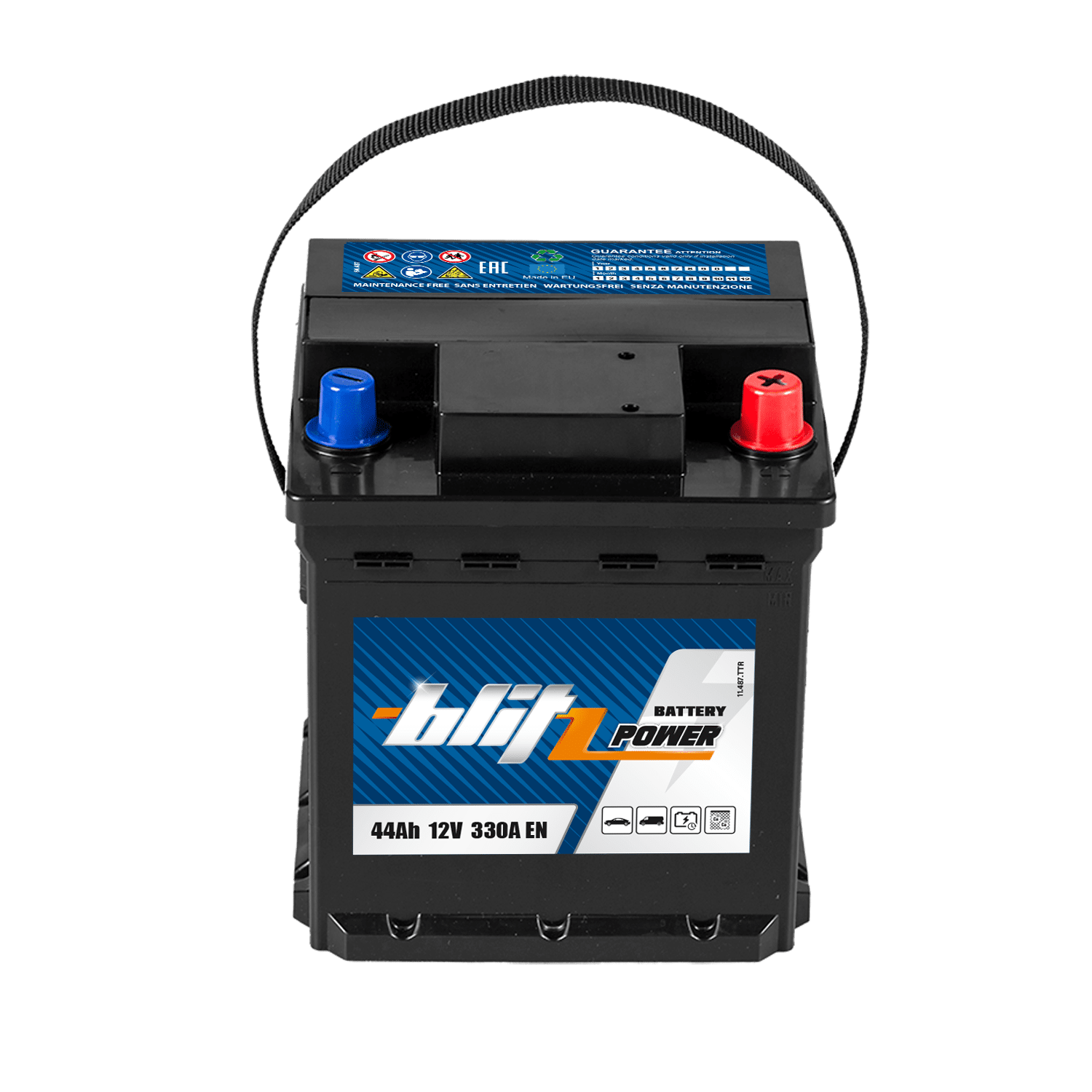 Akumulator BLITZ 44AH/12V 330A P+ (Zdjęcie 2)