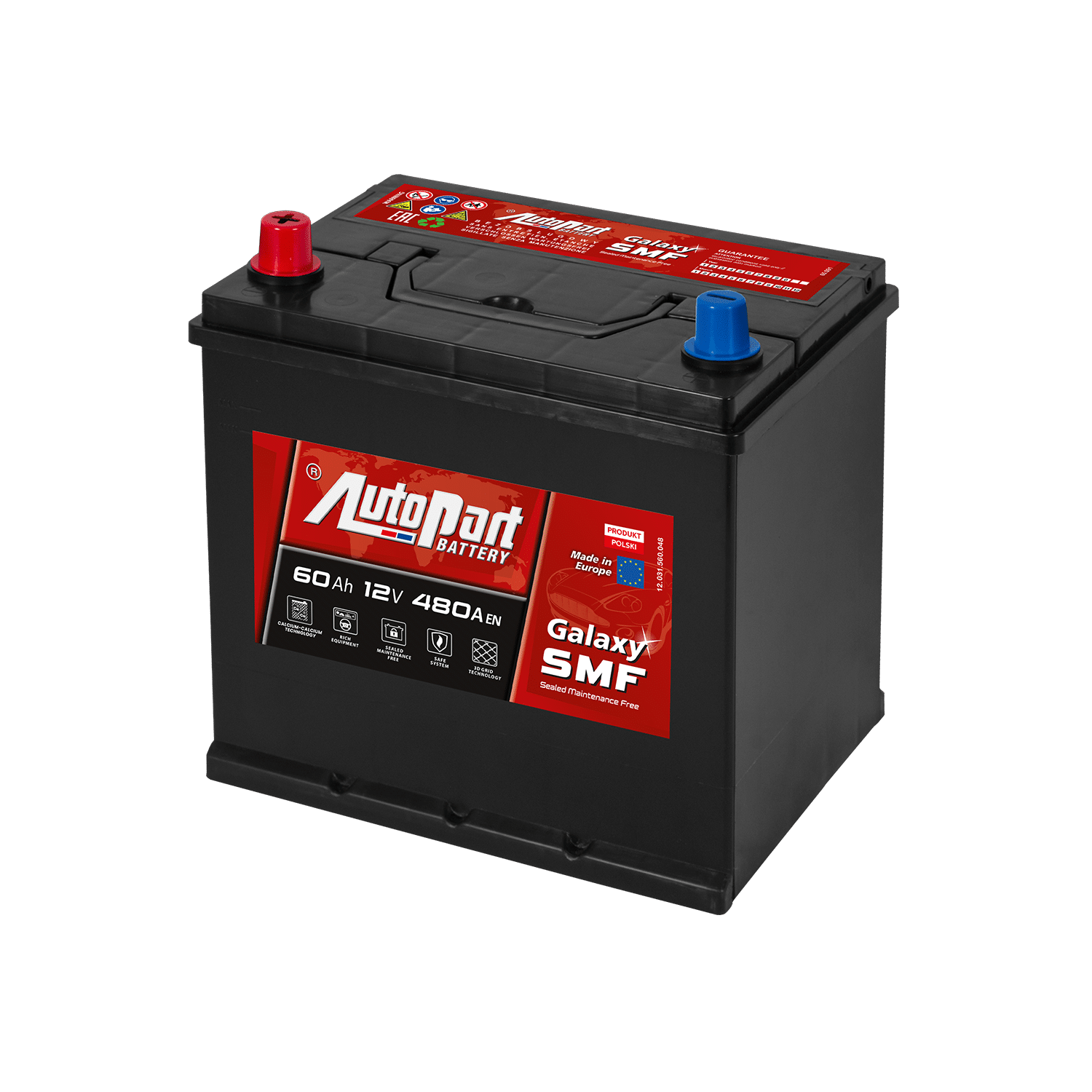 560-095 Akumulator AUTOPART SMF AZJATYCKI 60Ah 480A