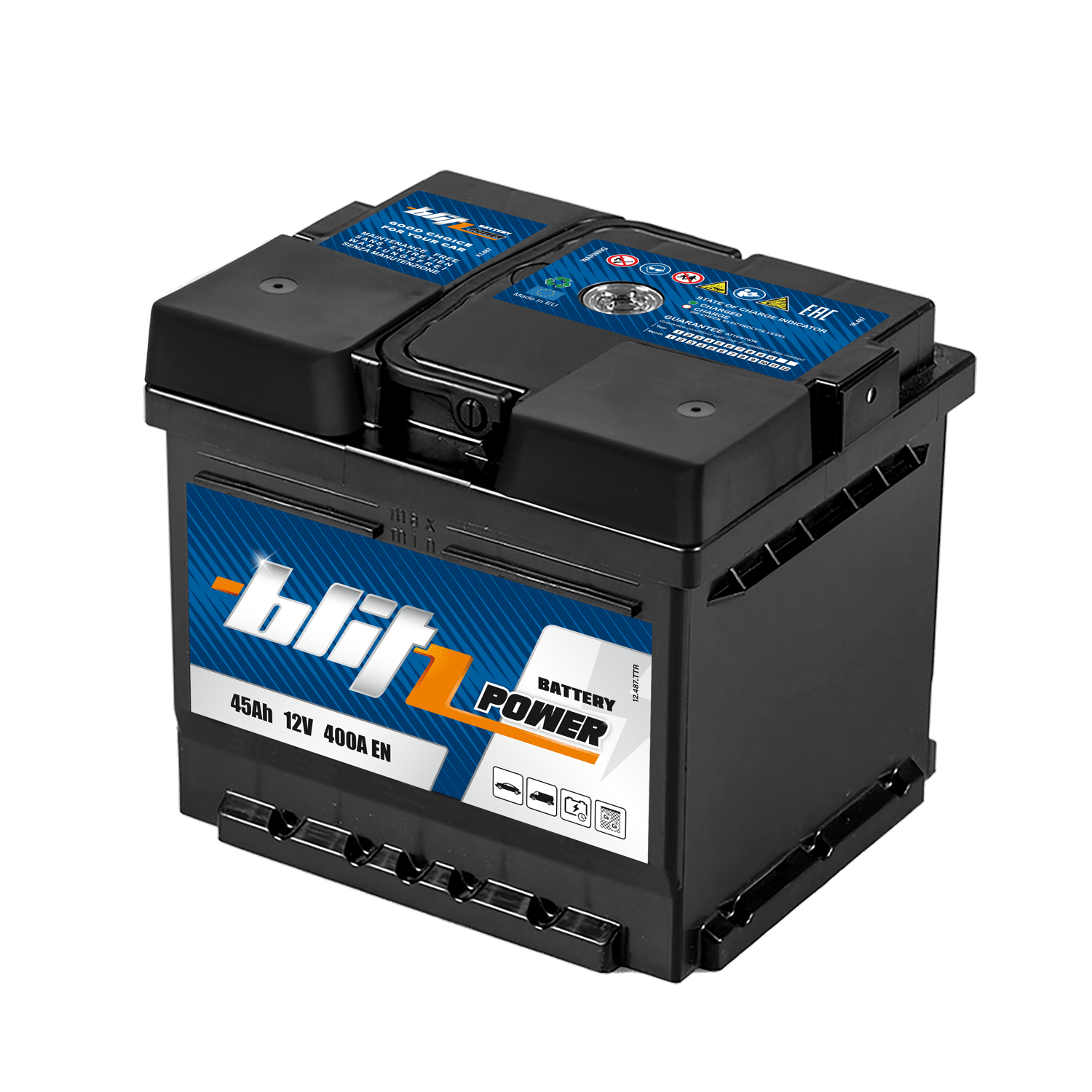 BZ545-100 Akumulator BLITZ 45Ah/12V 400A P+