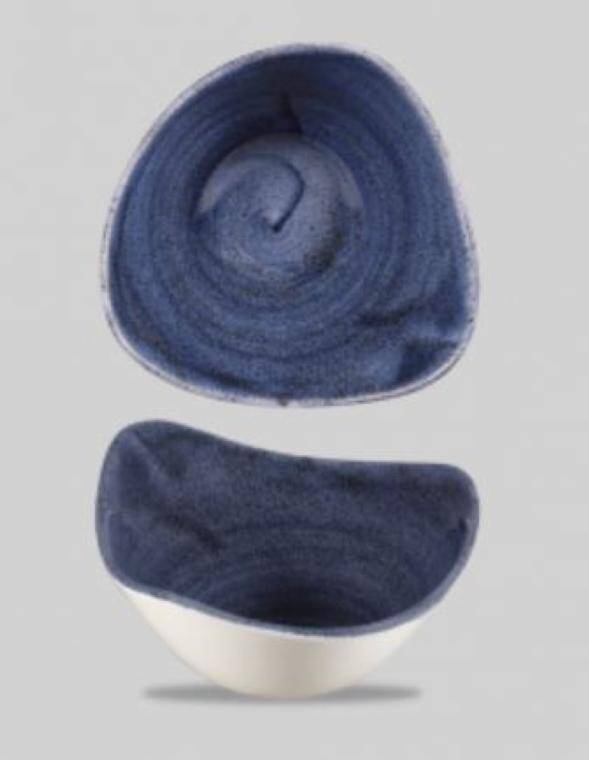 STONECAST PATINA COBALT BLUE Triangle Bowl cap. 260 ml