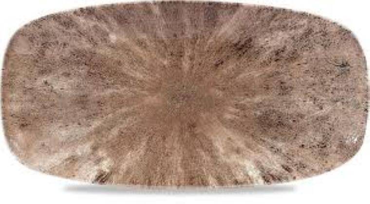 STONE ZIRCON BROWN CHEF'S OBLONG PLATTER 153x298 mm  Discontinued - Endeavour to supply until Dec 2025