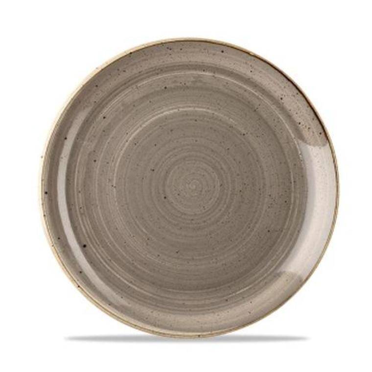 STONECAST GREY Medium Coupe Plate diam. 217 mm