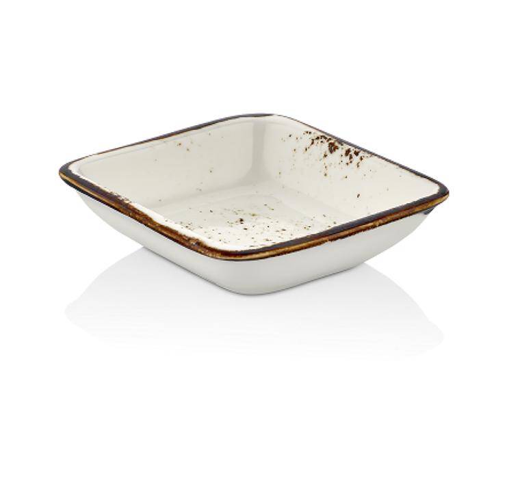 ELEGANCE SQUARE BOWL 100x100 mm  CENA DO WYPRZEDANIA STOKU