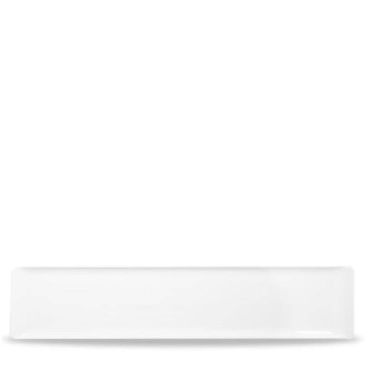 ALCHEMY BALANCE WHITE Rectangular Ceramic Buffet Tray 460x100 mm