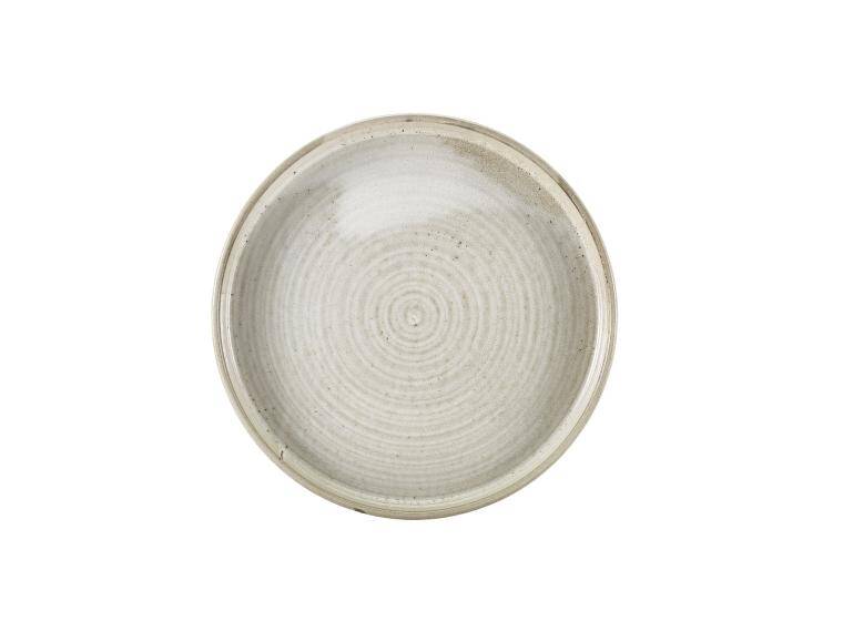 TERRA GREY TERRA PORCELAIN GREY PRESENTATION PLATE diam. 260 mm