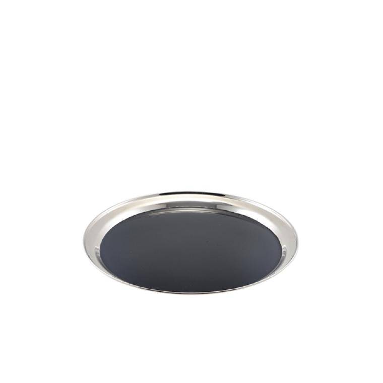 Trays Non Slip Stainless Steel Round Tray 12